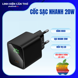 Cốc sạc nhanh 20w iphone chui typec Hoco