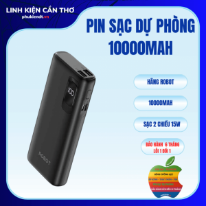 Pin sạc dự phòng 10000mah sạc 15W 2 chiều Robot