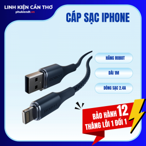 Cáp sạc iphone chính hãng Robot dài 1m
