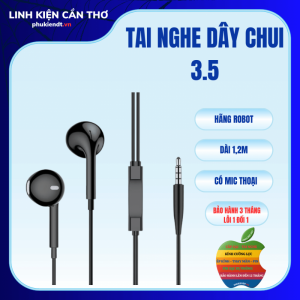 Tai nghe dây chui 3.5 hãng Robot