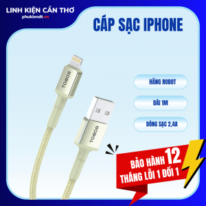 Dây sạc iphone dài 1m hãng Robot