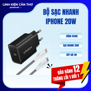 Bộ sạc nhanh iphone 20W Vivan