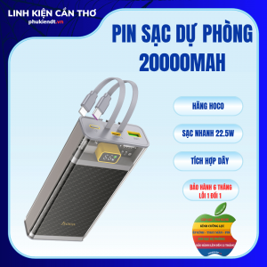 Pin dự phòng 20000mah Hoco - hỗ trợ QC 22.5W và PD 20W